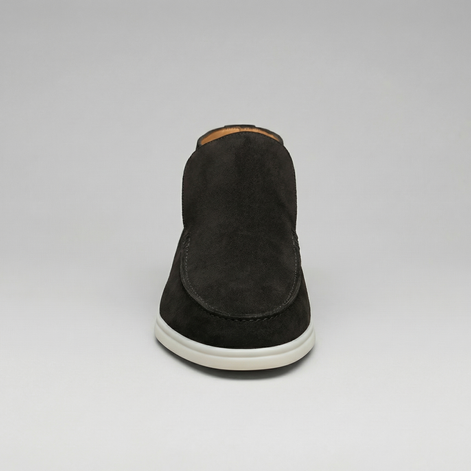 Men's High Suede Loafers