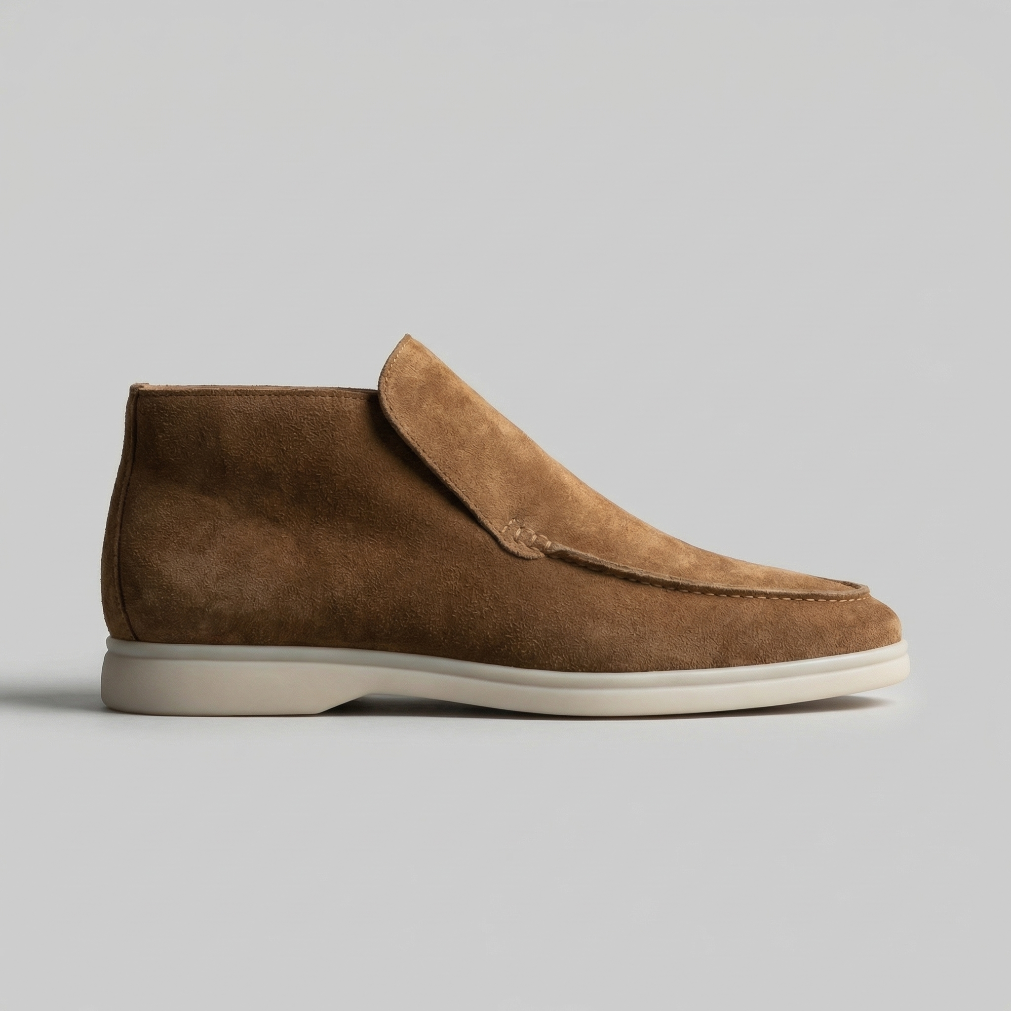 Men's High Suede Loafers