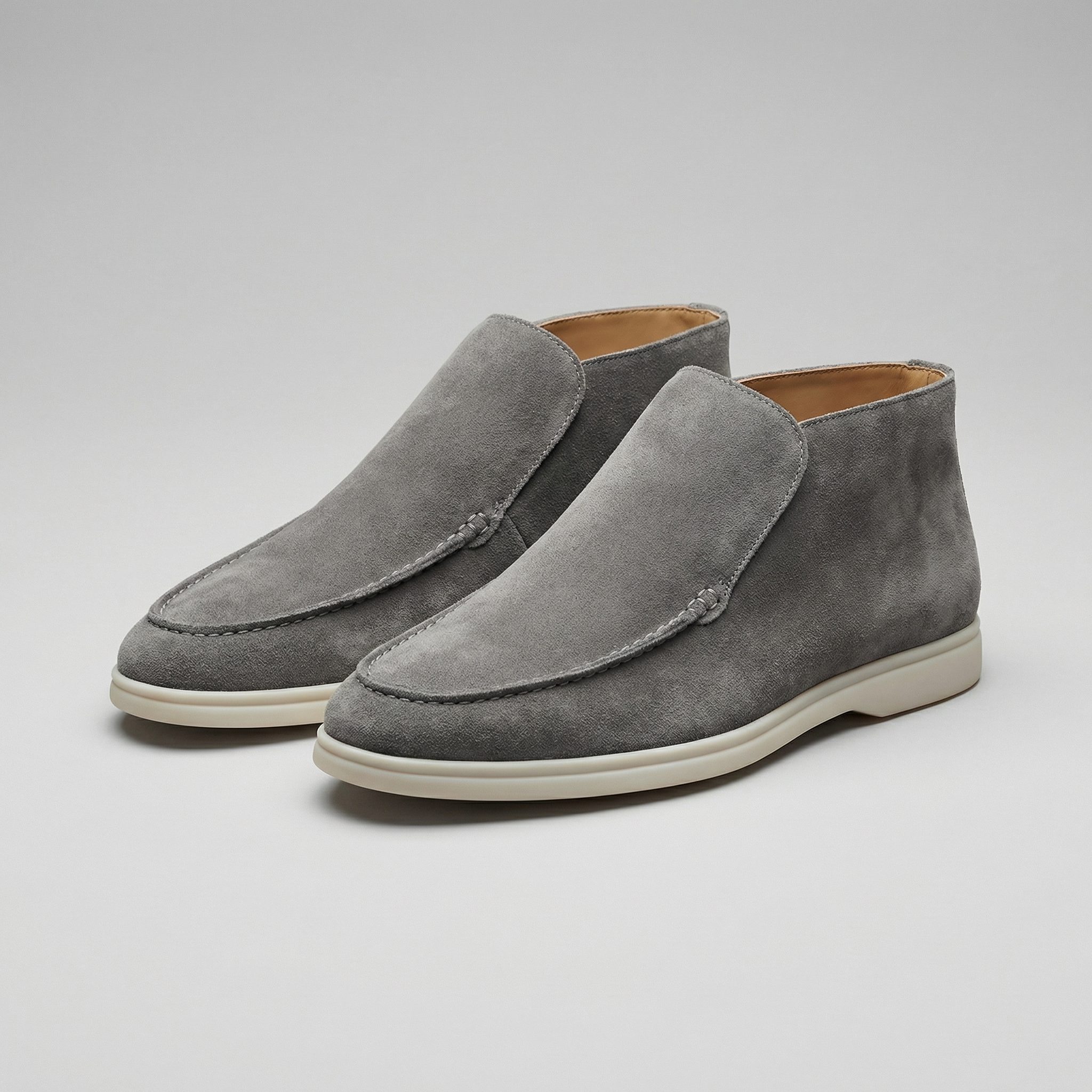 Men's High Suede Loafers
