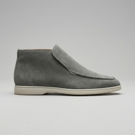 Men's High Suede Loafers