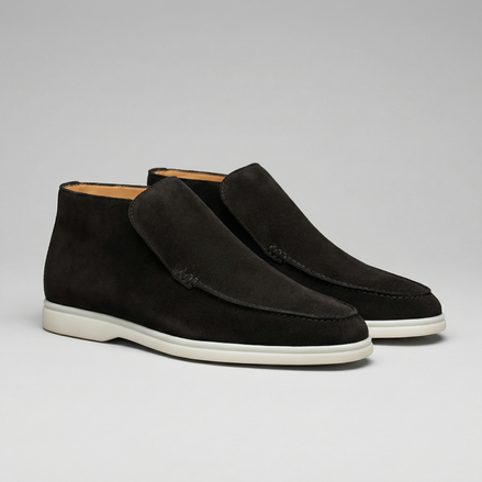 Men's High Suede Loafers