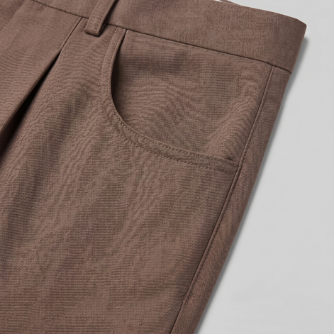 Men's High Waist Formal Trousers with Tailored Fit