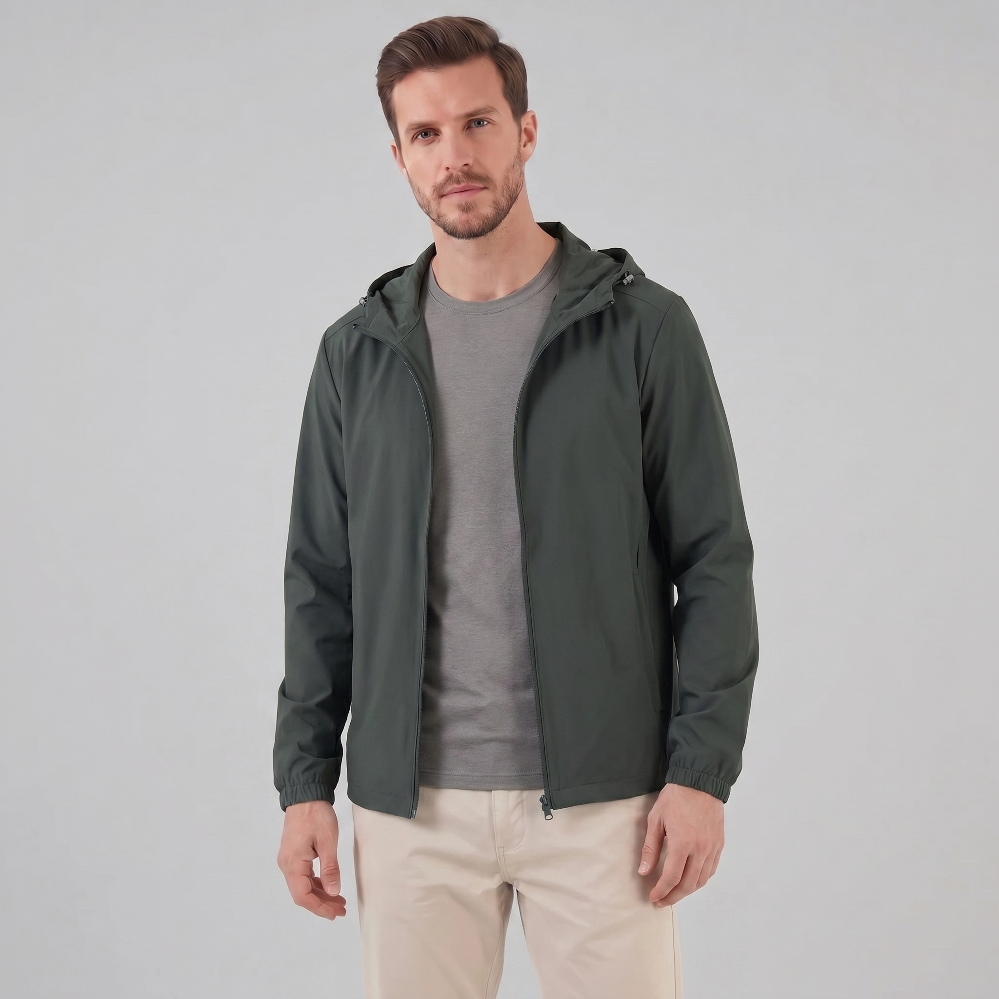 Men's Hooded Softshell Jacket