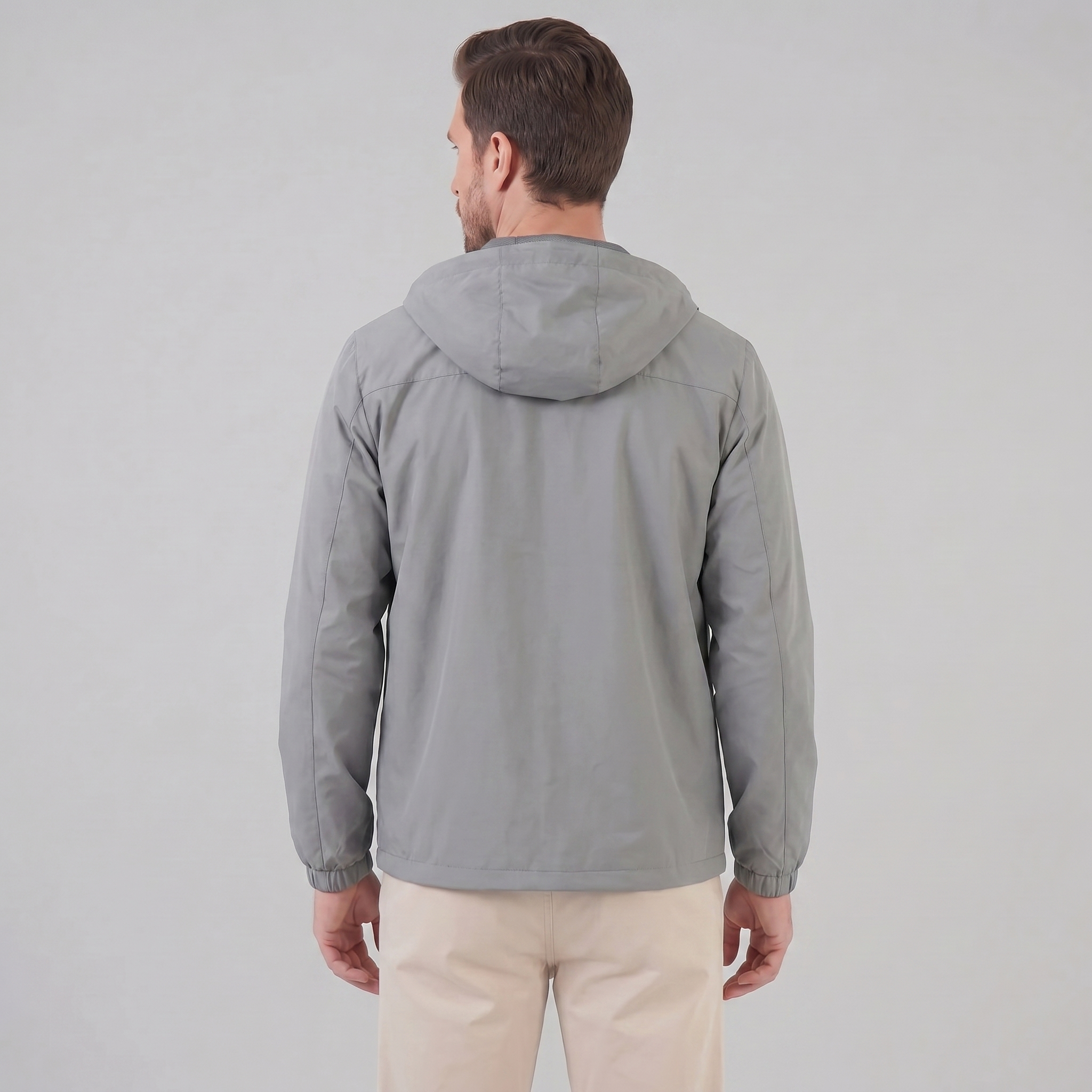 Men's Hooded Windbreaker Jacket