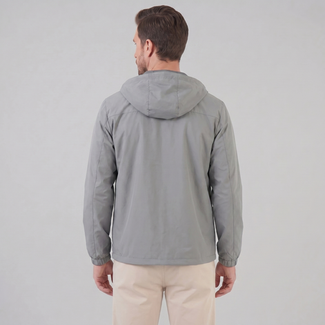 Men's Hooded Windbreaker Jacket