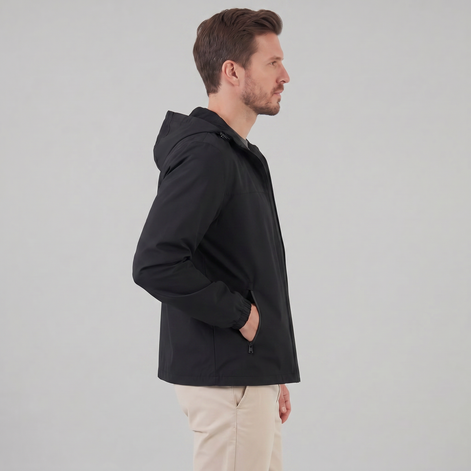 Men's Hooded Windbreaker Jacket