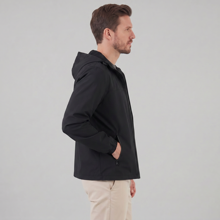 Men's Hooded Windbreaker Jacket
