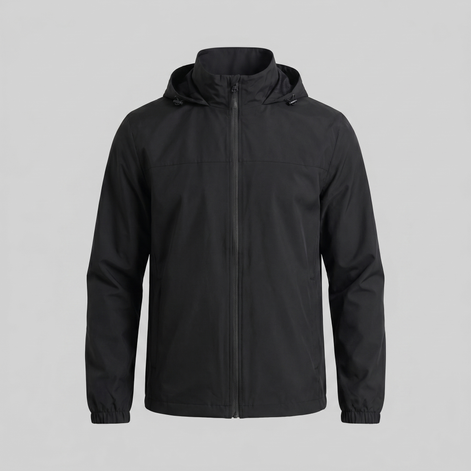 Men's Hooded Windbreaker Jacket