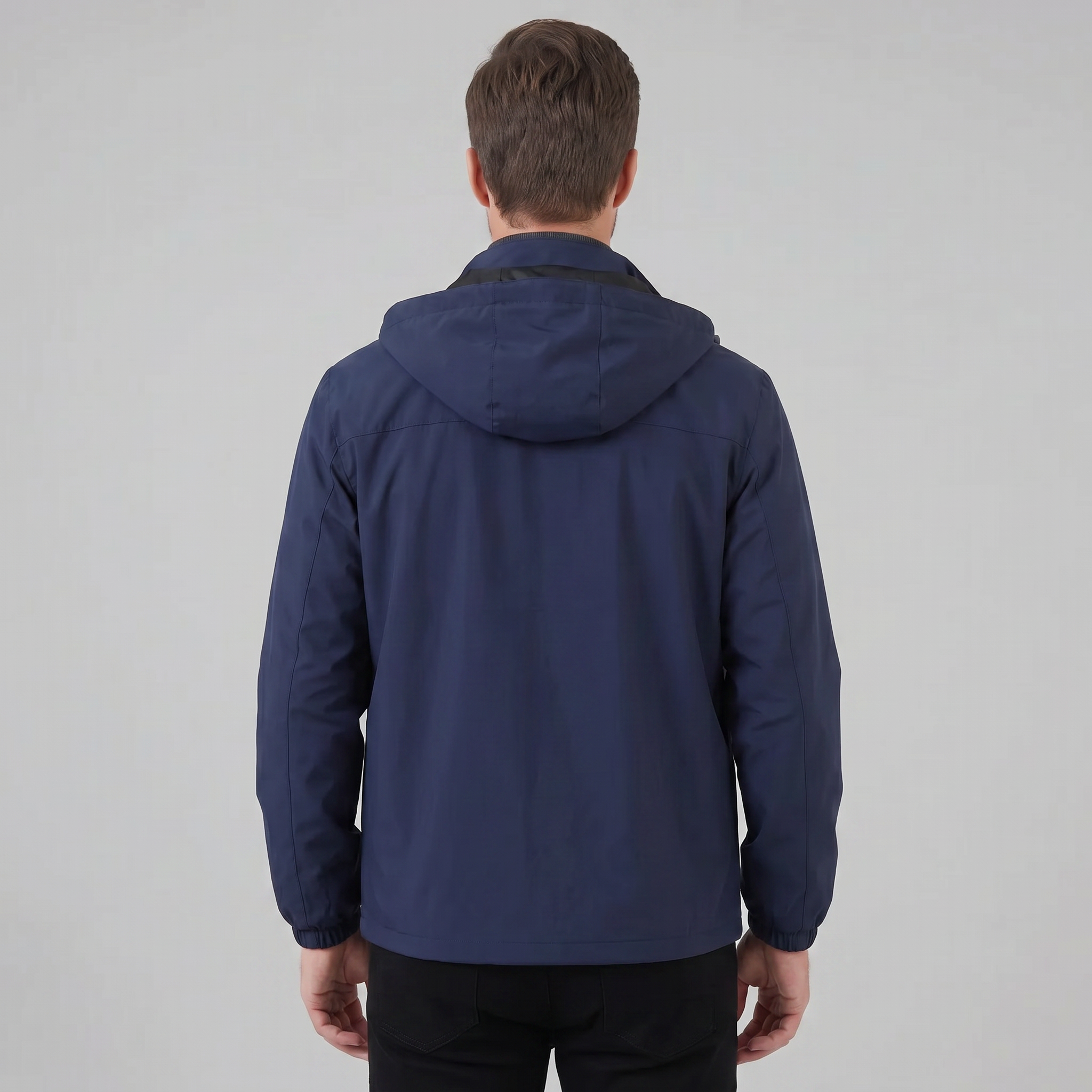Men's Hooded Windbreaker Jacket
