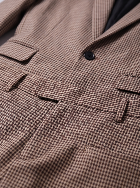 Men's Houndstooth Tailored Suit