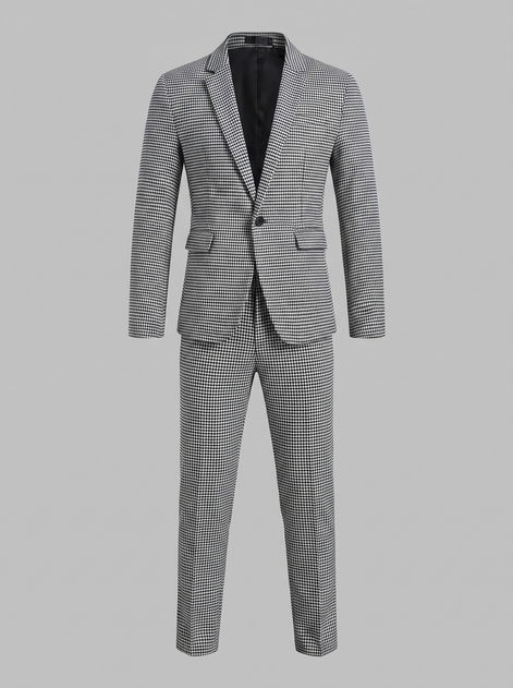 Men's Houndstooth Tailored Suit