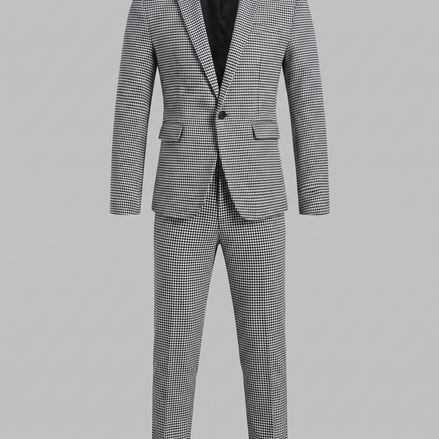 Men's Houndstooth Tailored Suit
