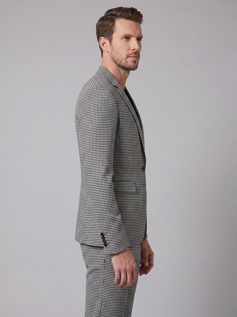 Men's Houndstooth Tailored Suit