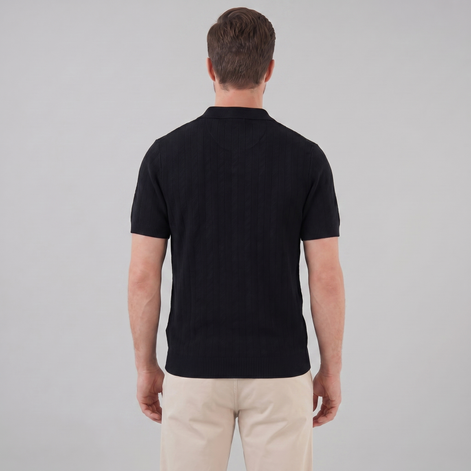 Men's Knit Button Shirt