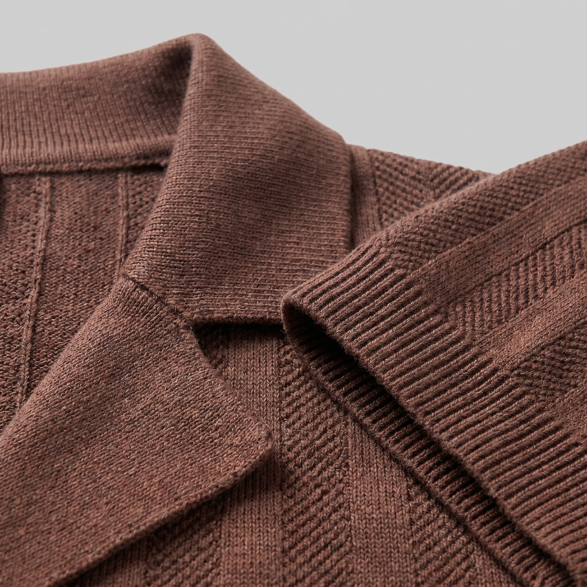 Men's Knit Button Shirt