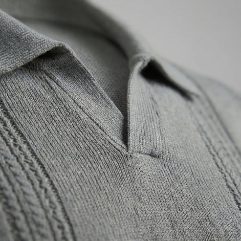 Men's Knit Polo Shirt