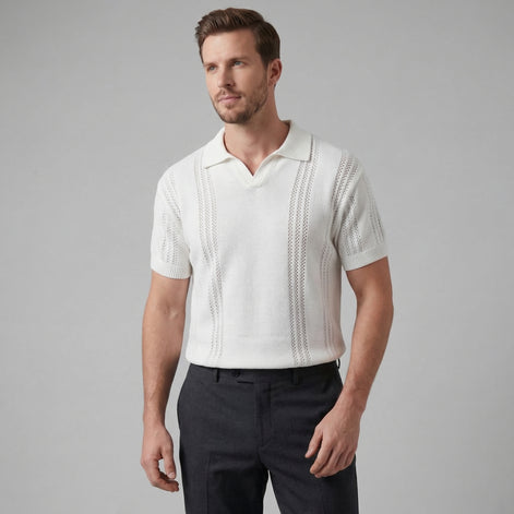 Men's Knit Polo Shirt