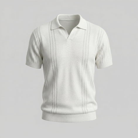 Men's Knit Polo Shirt