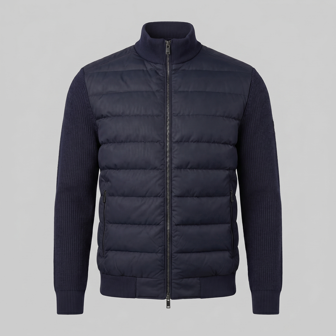 Men's Knit Sleeve Down Jacket
