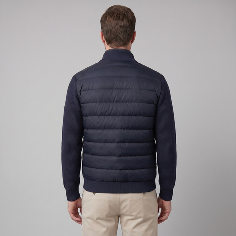Men's Knit Sleeve Down Jacket