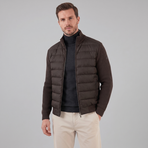 Men's Knit Sleeve Down Jacket