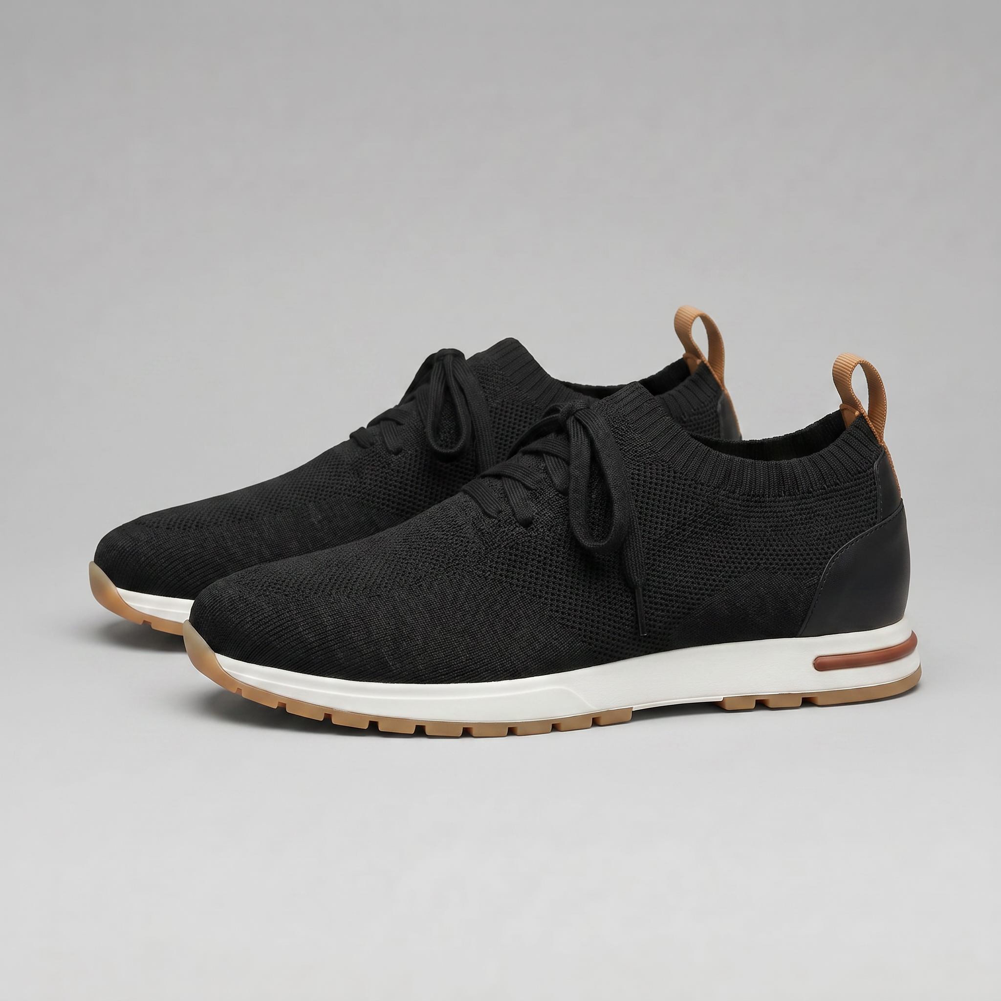 Men's Knit Sock Lace-Up Trainers