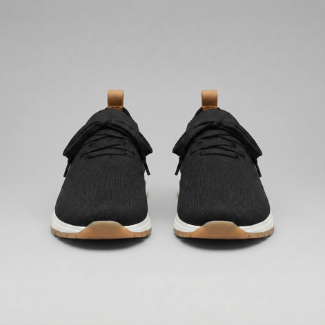 Men's Knit Sock Lace-Up Trainers