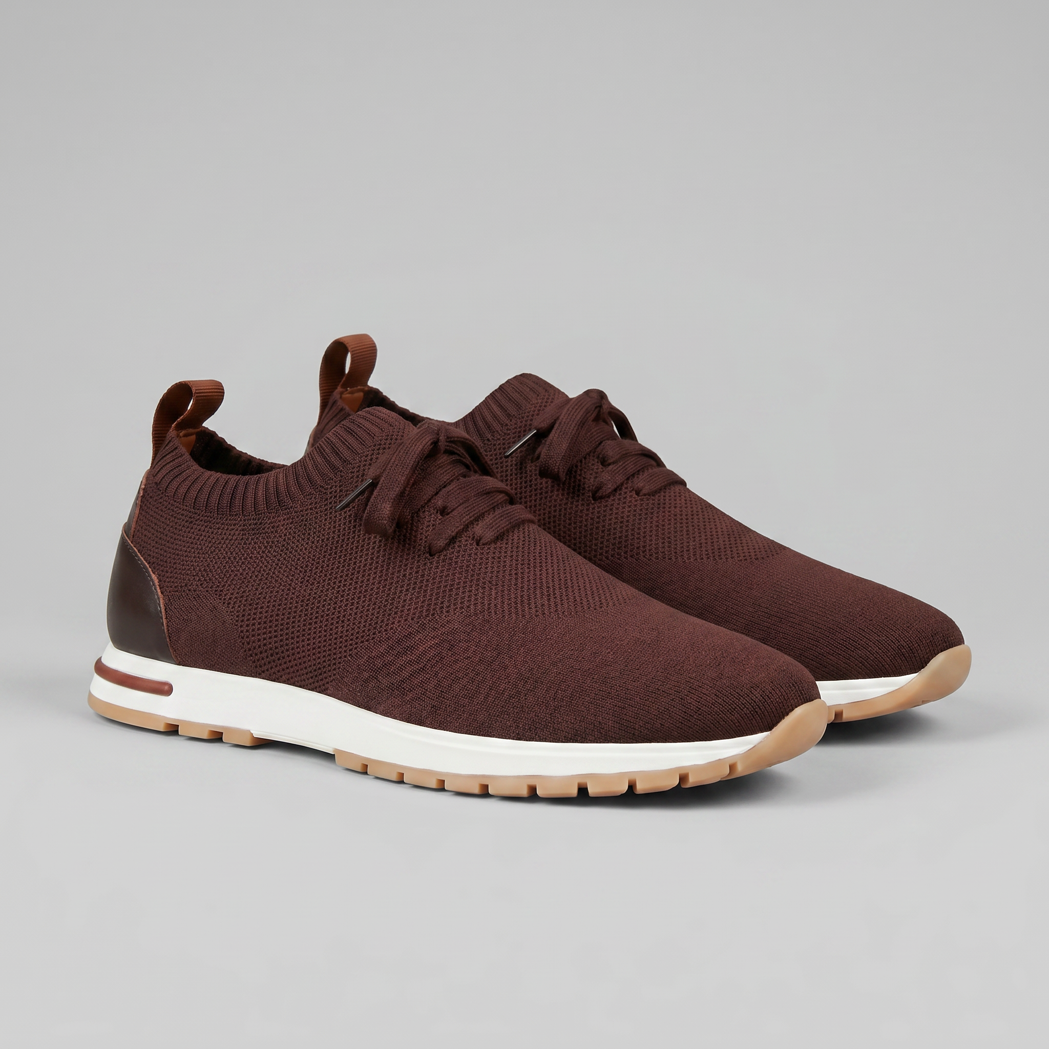 Men's Knit Sock Lace-Up Trainers