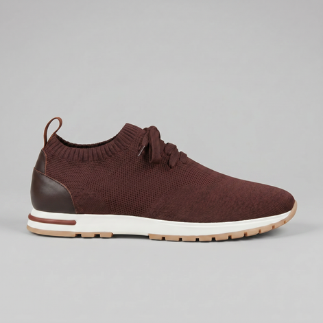Men's Knit Sock Lace-Up Trainers