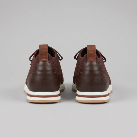 Men's Knit Sock Lace-Up Trainers