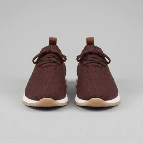 Men's Knit Sock Lace-Up Trainers