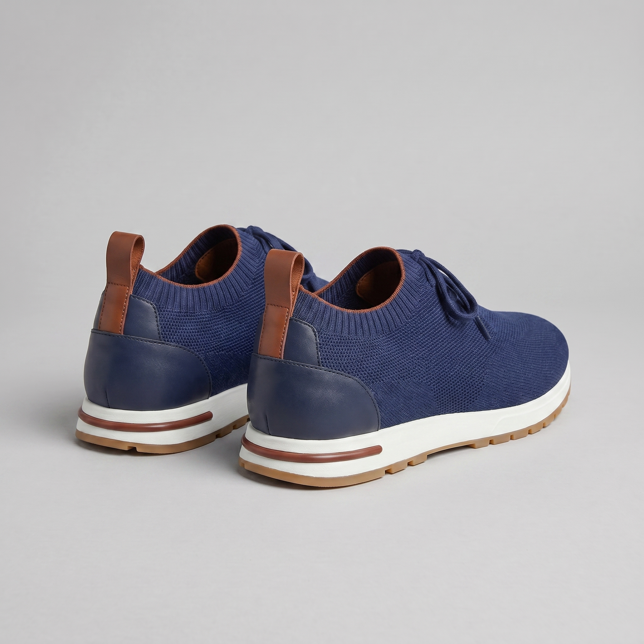 Men's Knit Sock Lace-Up Trainers