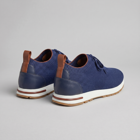 Men's Knit Sock Lace-Up Trainers