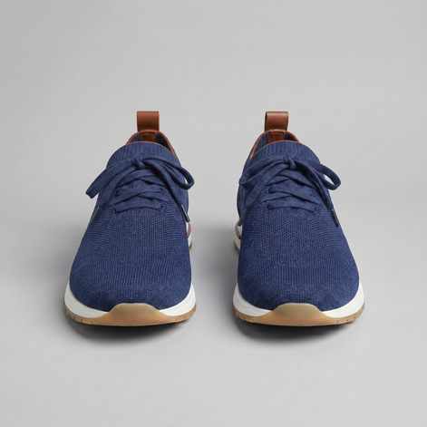 Men's Knit Sock Lace-Up Trainers