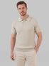Men's Knit Striped Polo