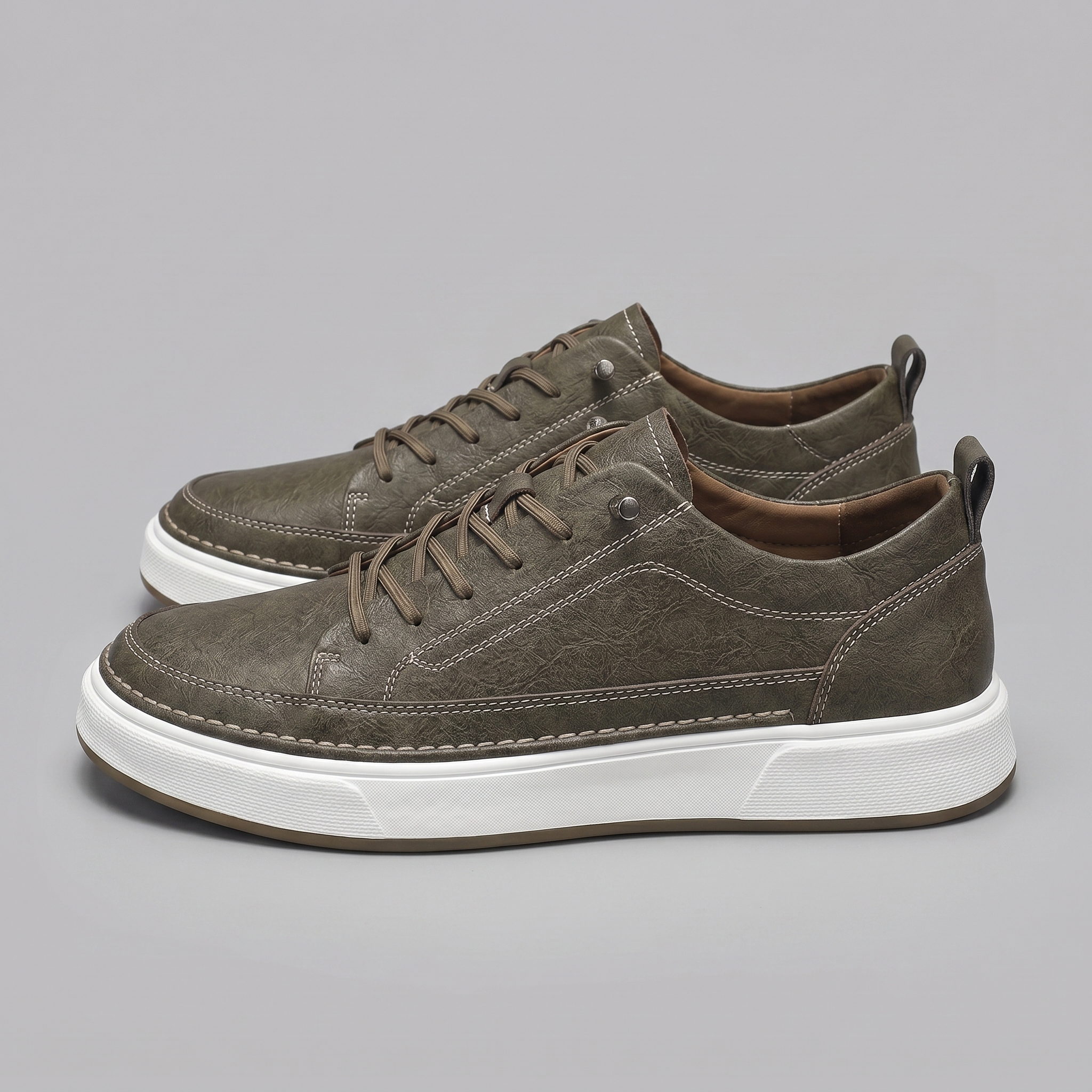 Men's Lace-Up Casual Sneakers