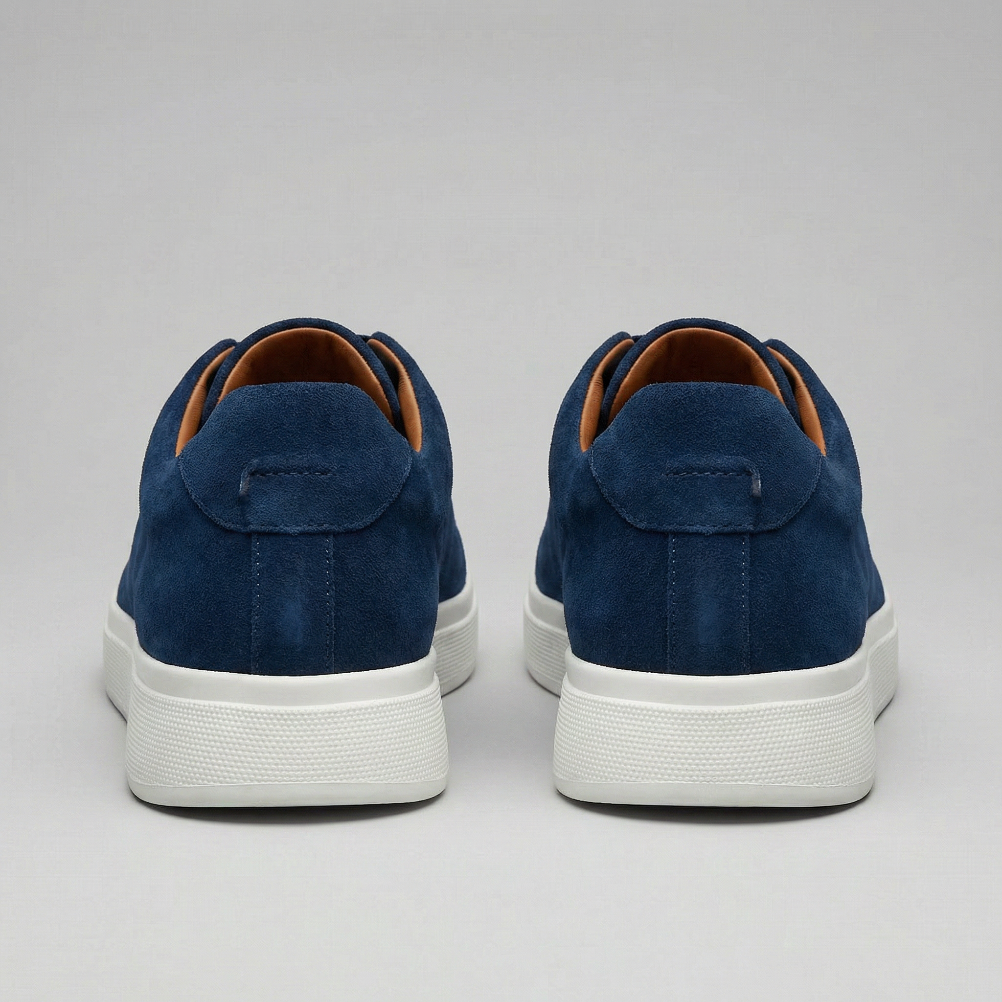 Men's Leather Lace-Up Sneakers