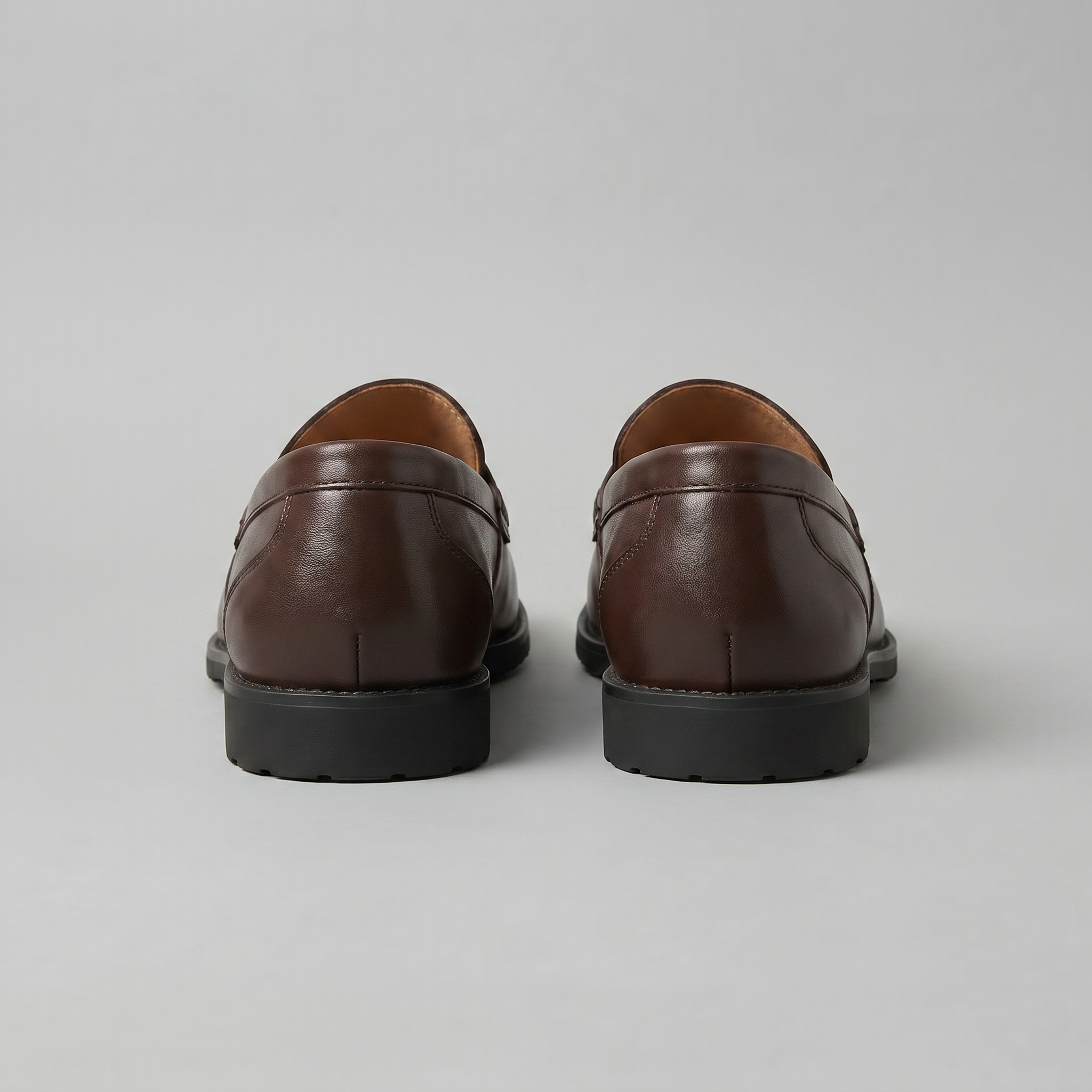 Men's Leather-Look Penny Loafers