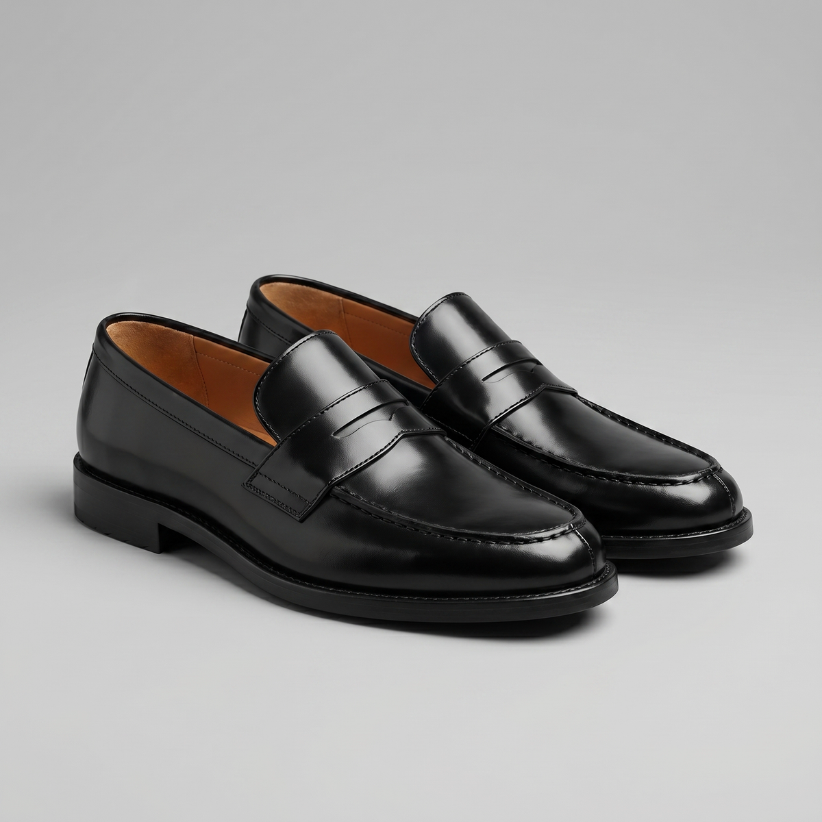Men's Leather Penny Loafers