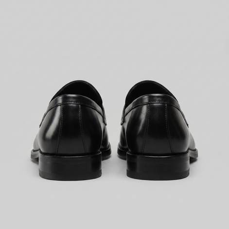 Men's Leather Suede Panel Loafers