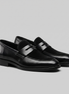 Men's Leather Suede Panel Loafers