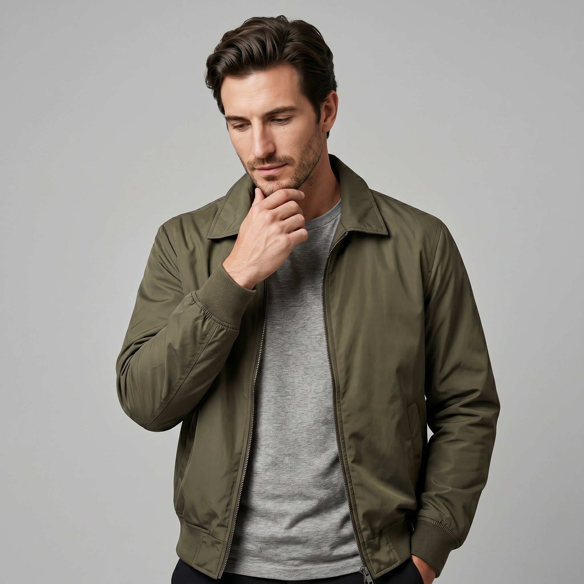 Men's Lightweight Harrington Jacket