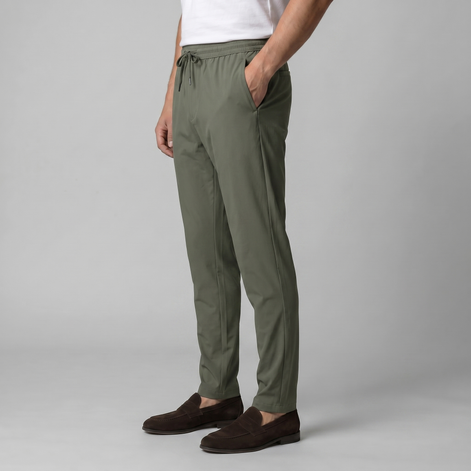 Men's Lightweight Nylon Drawstring Trousers