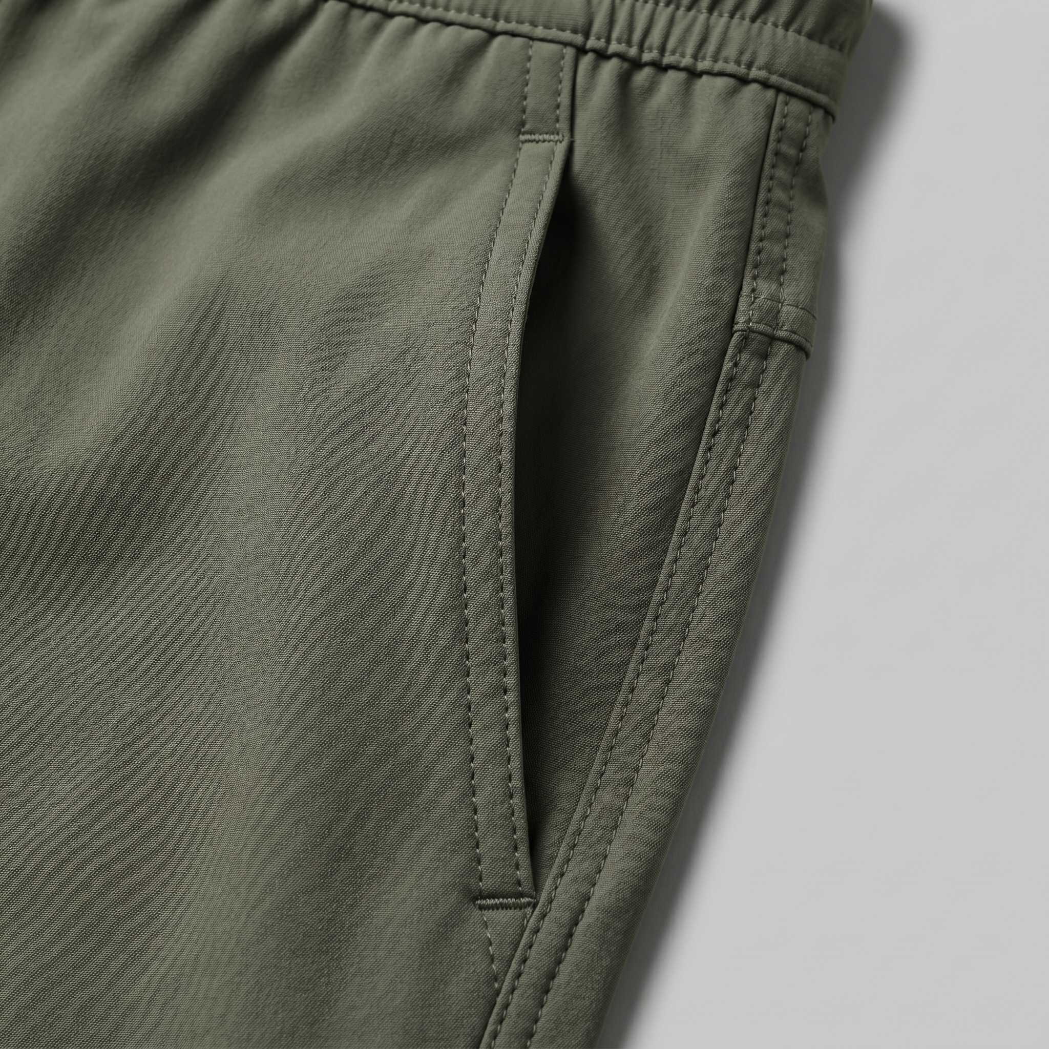 Men's Lightweight Nylon Drawstring Trousers