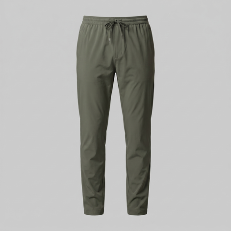 Men's Lightweight Nylon Drawstring Trousers