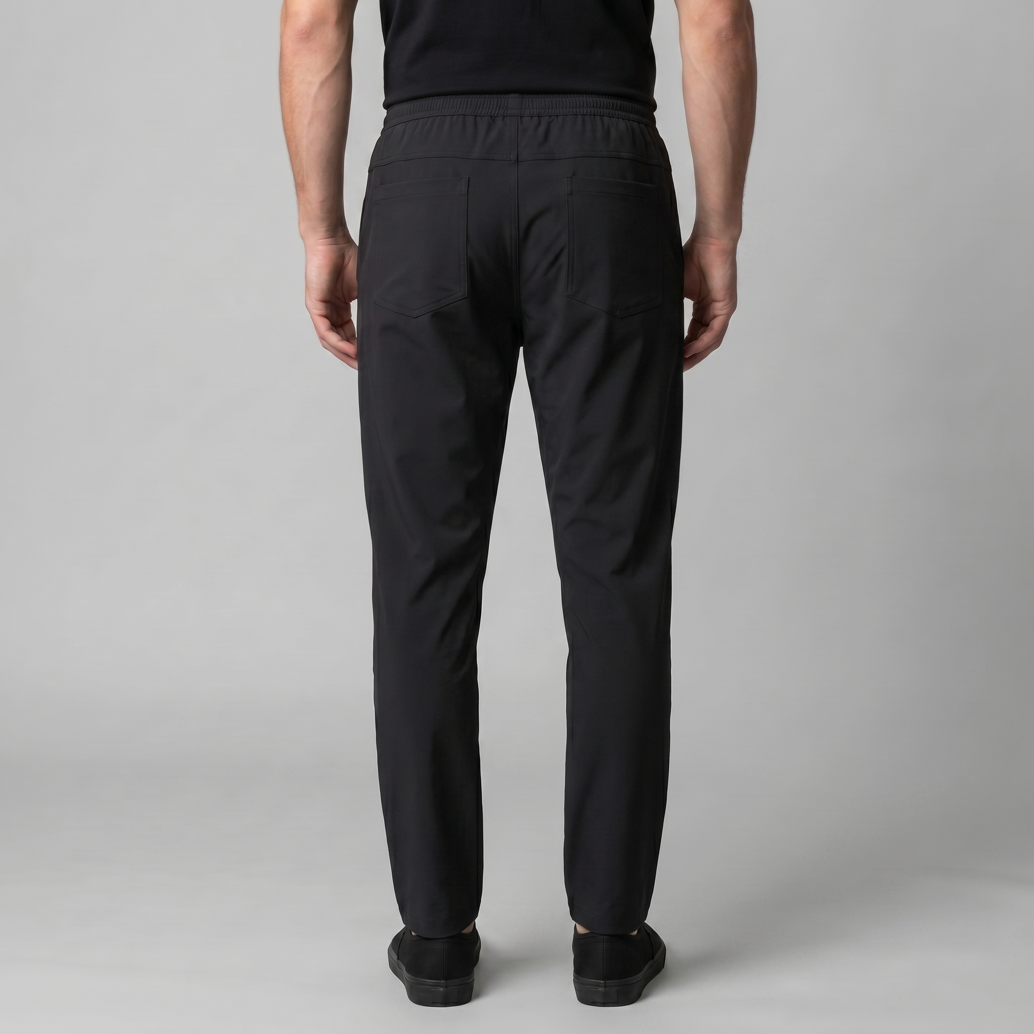 Men's Lightweight Nylon Drawstring Trousers