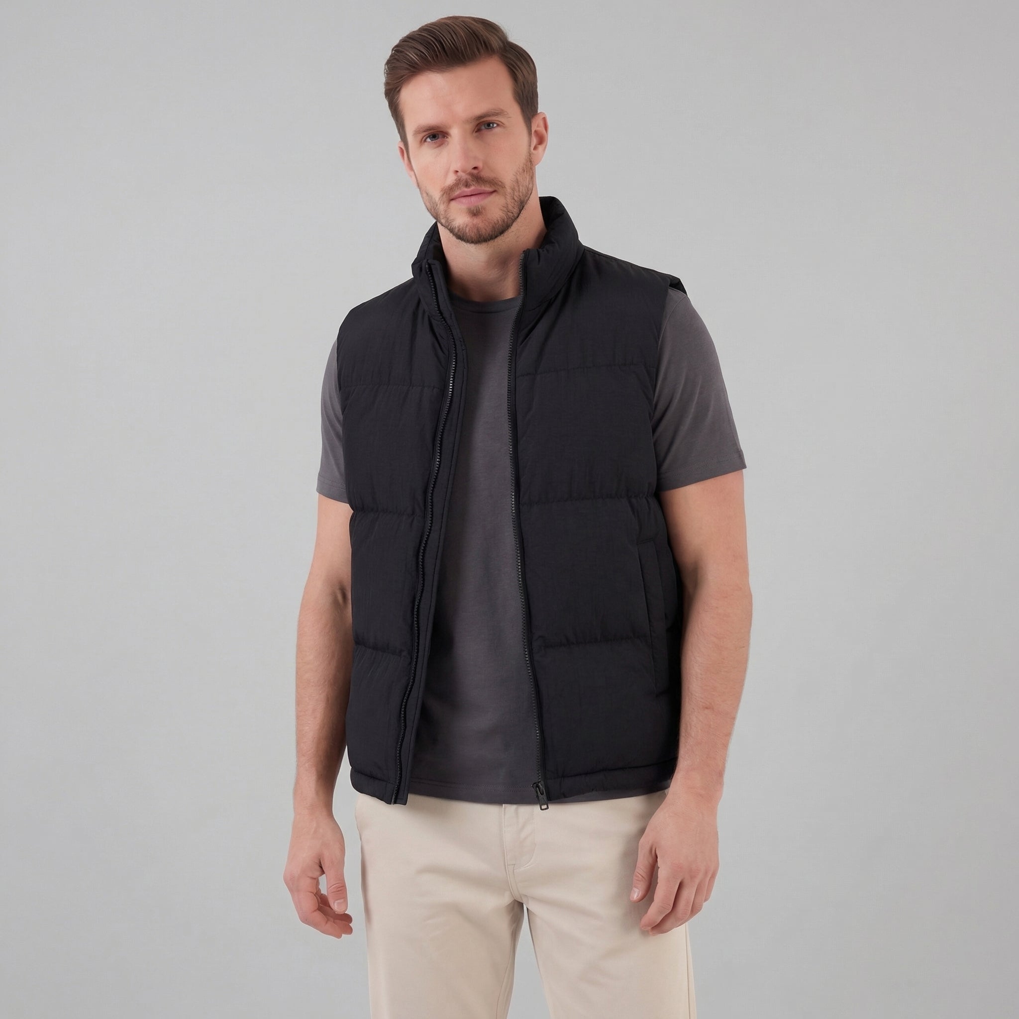 Men's Lightweight Sleeveless Puffer Vest