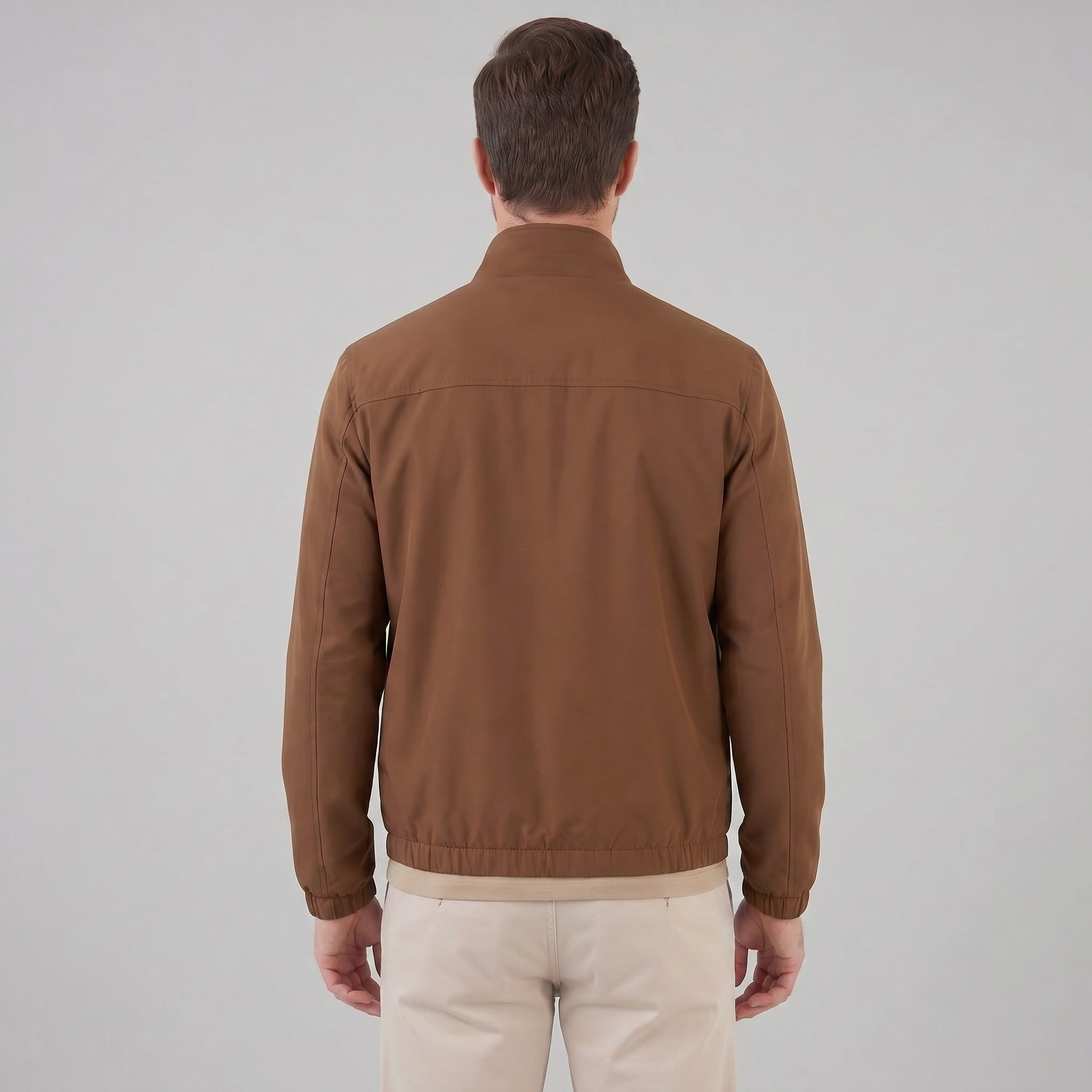 Men's Lightweight Zip-Up Bomber Jacket