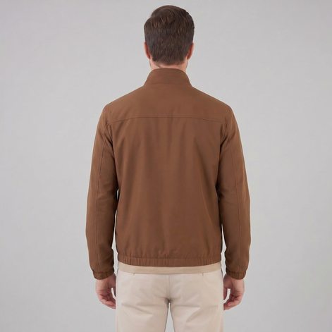 Men's Lightweight Zip-Up Bomber Jacket