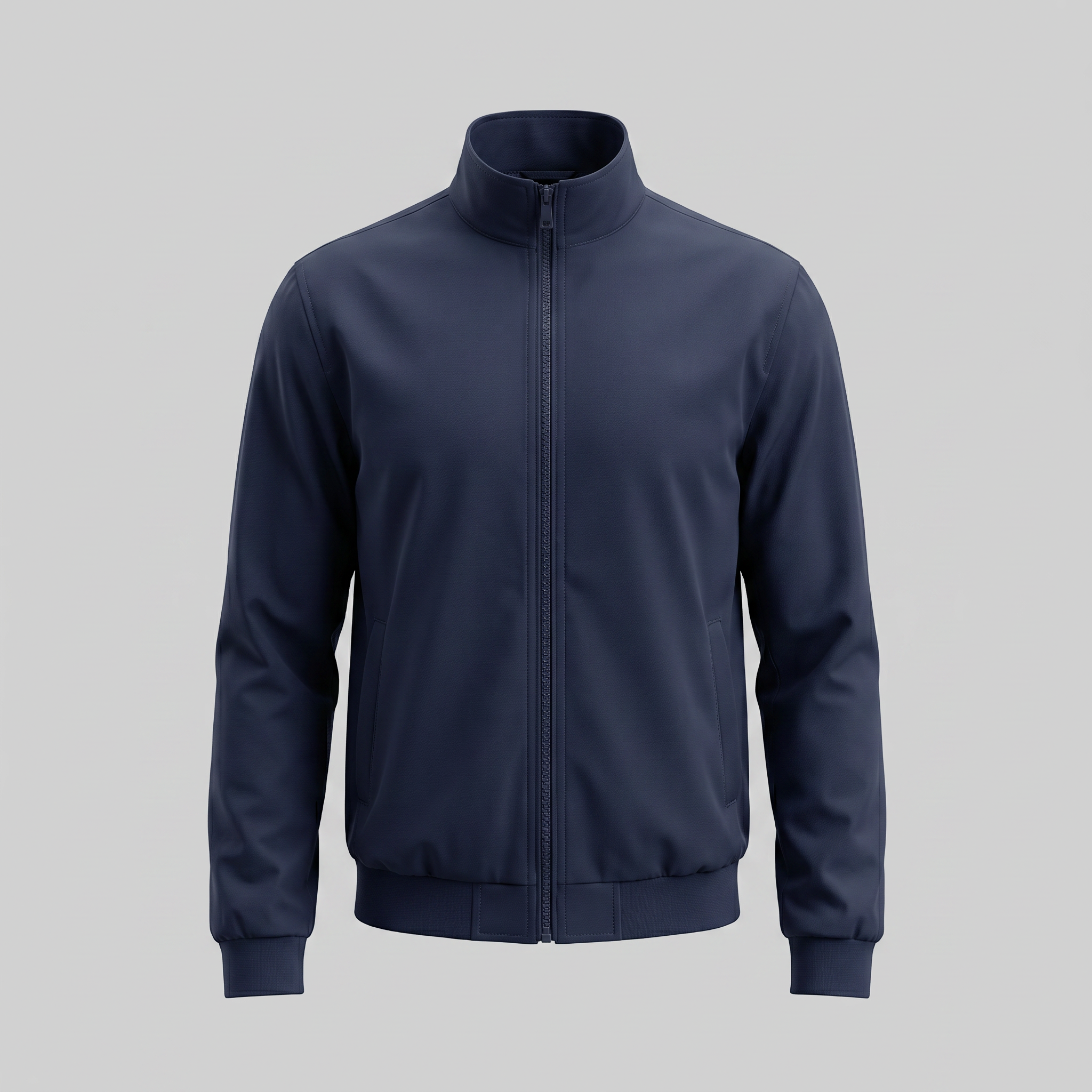 Men's Lightweight Zip-Up Bomber Jacket